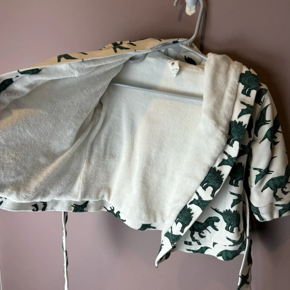 Kate Quinn Bath Robe Dinosaurs 0-12 Months